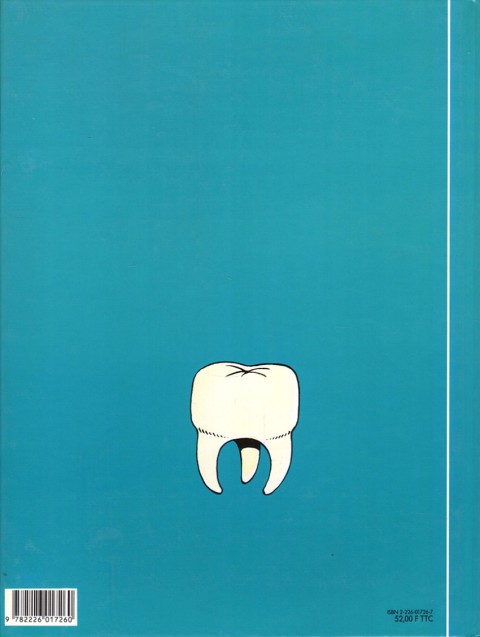 Verso de l'album Jack Palmer Tome 3 La dent creuse