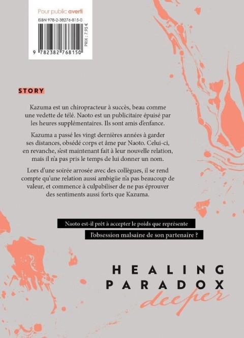 Verso de l'album Healing paradox deeper 1