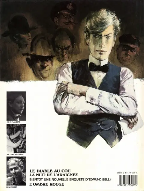 Verso de l'album Les enquêtes d'Edmund Bell Tome 2 La nuit de l'araignée