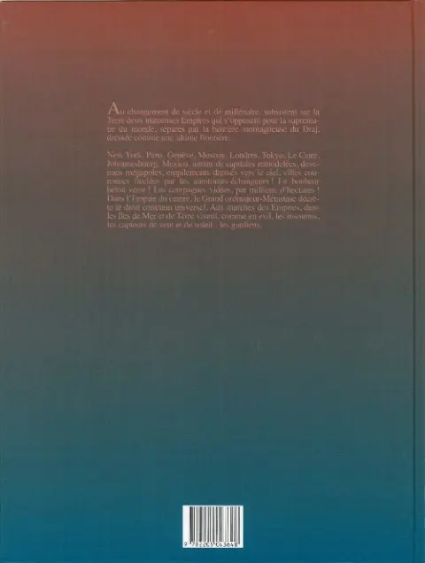 Verso de l'album Extrême frontière