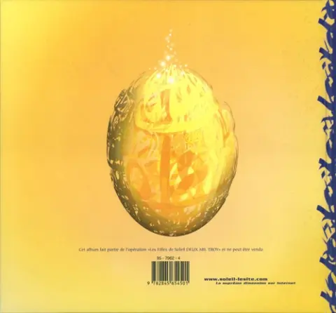 Verso de l'album Les Filles de Soleil N° 7
