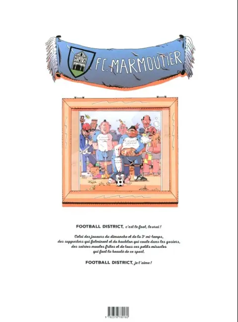 Verso de l'album Football district