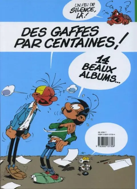 Verso de l'album Gaston Tome 0 Gaffes et gadgets
