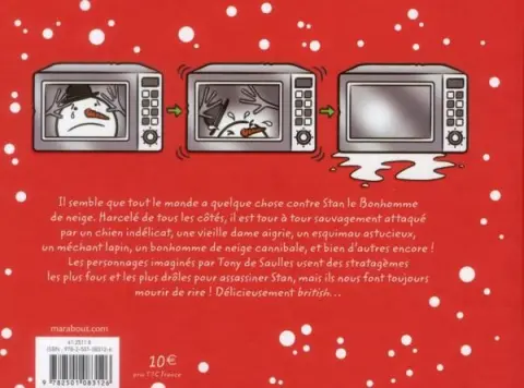 Verso de l'album 99 façons de liquider un bonhomme de neige