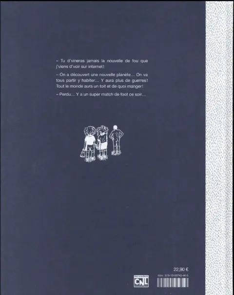 Verso de l'album Hors-jeu
