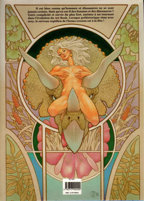 Verso de l'album Illustrations de charme Tome 4 Tueuses de dinos - Illustrations de charme