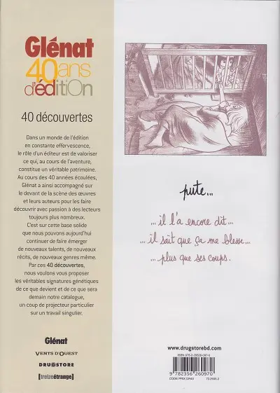 Verso de l'album Inès