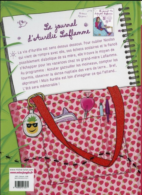Verso de l'album Le Journal d'Aurélie Laflamme Tome 2 Le monde à l'envers