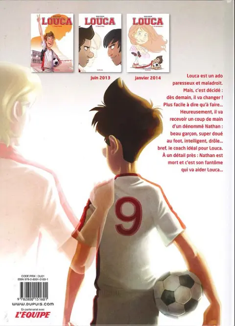 Verso de l'album Louca Tome 1 Coup d'envoi