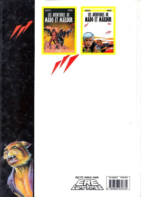 Verso de l'album Les Aventures de Mado et Maildur Tome 2