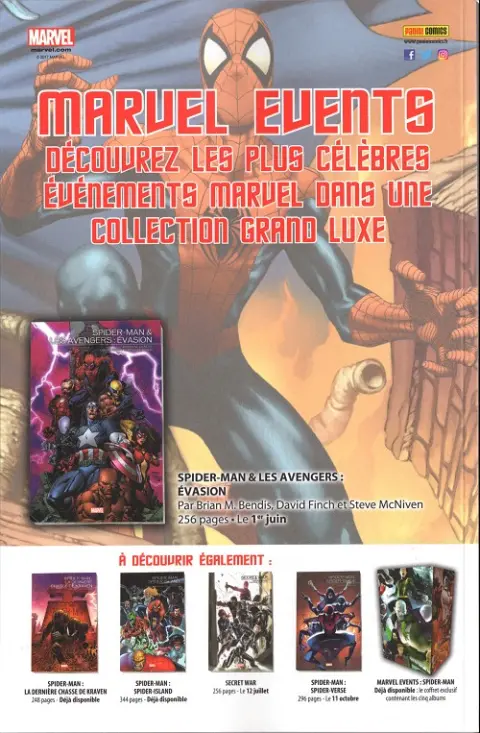 Verso de l'album Marvel Saga Tome 1 Les plus combatifs héros de la terre