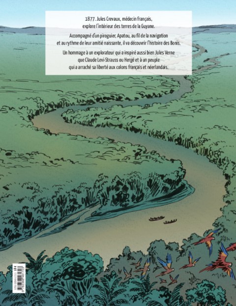 Verso de l'album Nengue Nengue : L'histoire oubliée des esclaves des Guyanes