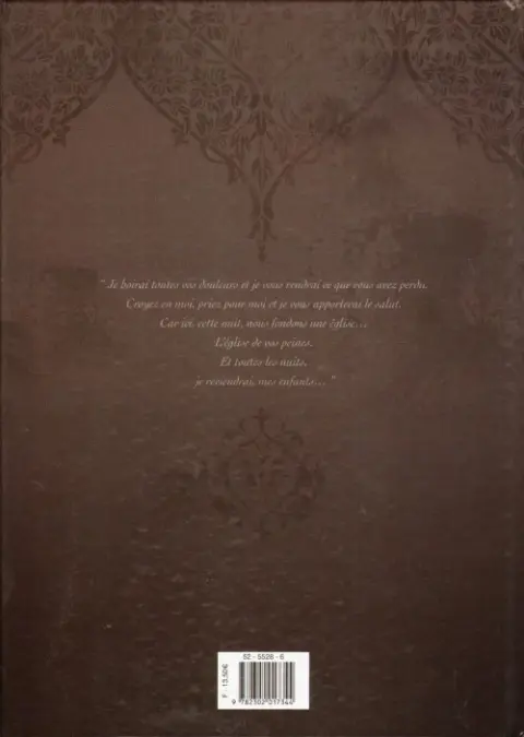Verso de l'album Nosferatu Tome 1 Si vis pacem