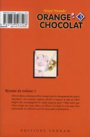Verso de l'album Orange chocolat 3