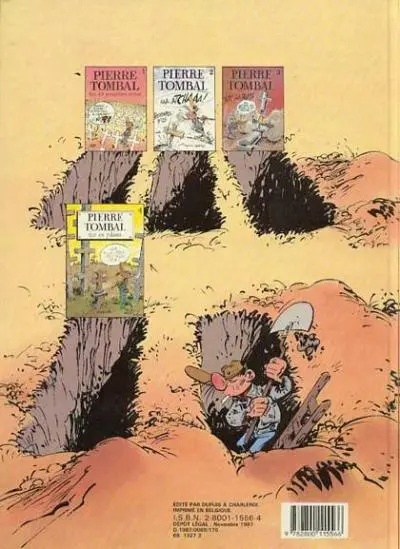 Verso de l'album Pierre Tombal Tome 4 Des os pilants