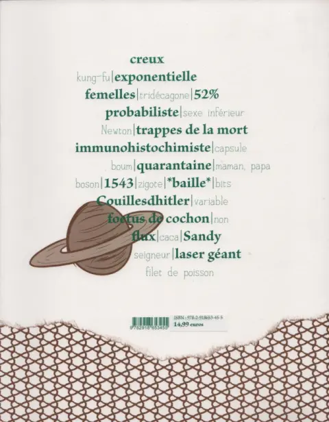 Verso de l'album Pour la Science !