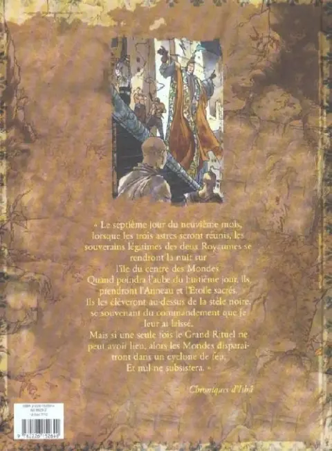 Verso de l'album La Prophétie des deux mondes Tome 2 Le pays sans retour