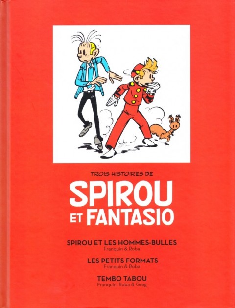 Couverture de l'album Spirou et Fantasio Trois histoires de Spirou et Fantasio
