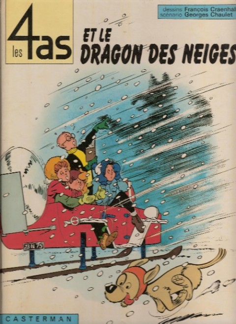 Couverture de l'album Les 4 as Tome 7 Les 4 as et le dragon des neiges