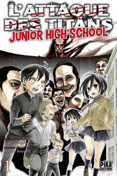 Couverture de l'album L'Attaque des Titans - Junior High School 1