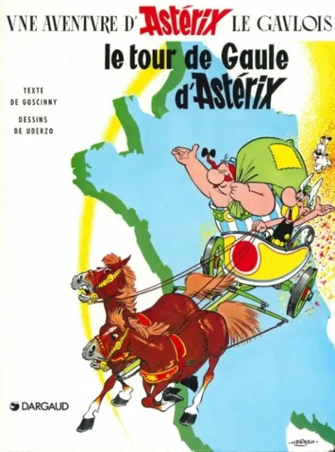 Couverture de l'album Astérix Tome 5 Le tour de Gaule d'Astérix