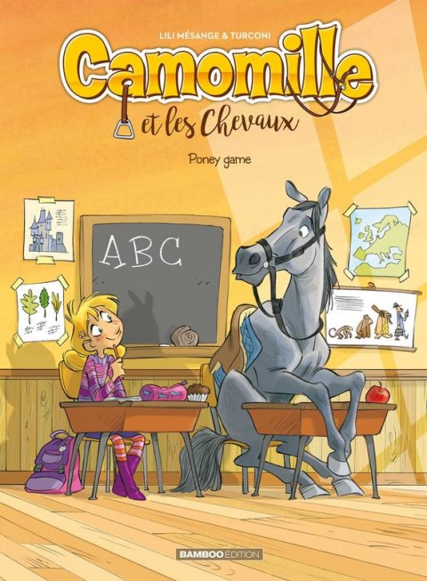 Couverture de l'album Camomille et les chevaux Tome 3 Poney game