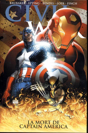 Couverture de l'album Civil War Tome 3 La Mort de Captain America