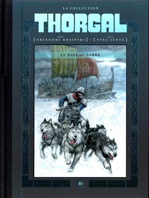 Couverture de l'album Thorgal La collection Tome 33 Le bateau-sabre