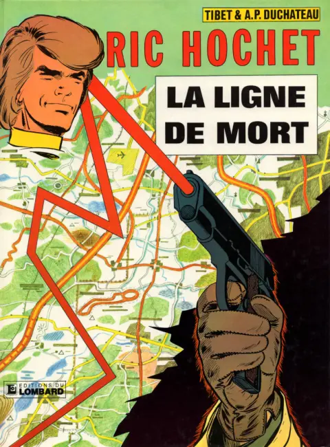 Couverture de l'album Ric Hochet Tome 23 la ligne de mort