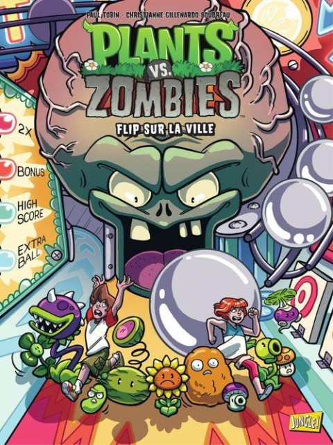 Couverture de l'album Plants vs. zombies Tome 17 Flip sur la ville
