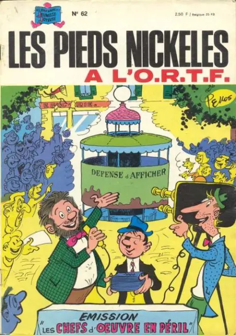 Couverture de l'album Les Pieds Nickelés Tome 62 Les Pieds Nickelés à l'O.R.T.F.