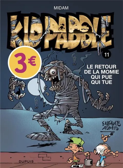 Couverture de l'album Kid Paddle Tome 11 Le retour de la momie qui pue qui tue