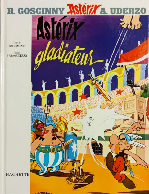 Couverture de l'album Astérix Tome 4 Gladiateur