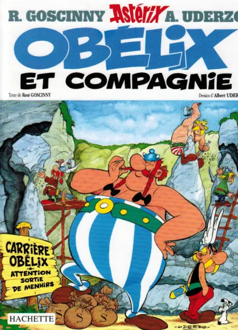 Couverture de l'album Astérix Tome 23 Obélix et compagnie