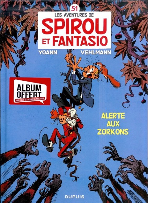 Couverture de l'album Spirou et Fantasio Tome 51 Alerte aux Zorkons