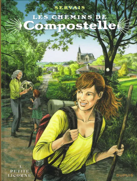 Couverture de l'album Les Chemins de Compostelle Tome 1 Petite Licorne