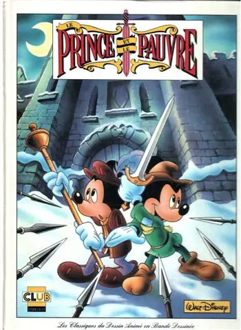 Les Classiques du dessin animé en bande dessinée Tome 3 Le Prince et le Pauvre