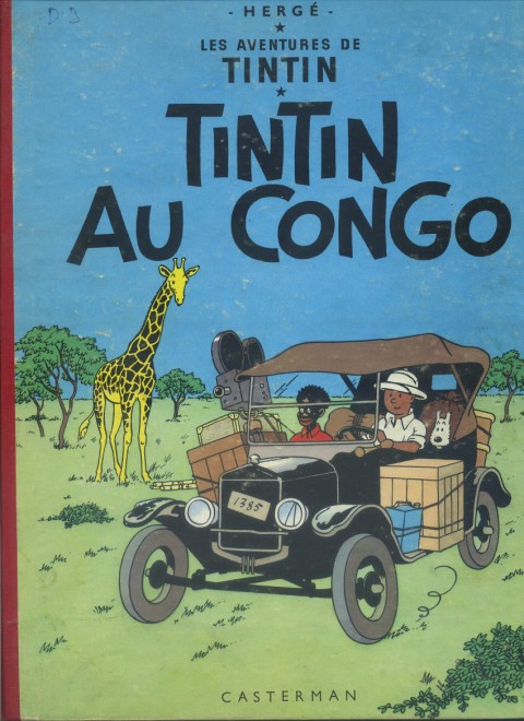 Couverture de l'album Tintin Tome 2 Tintin au Congo