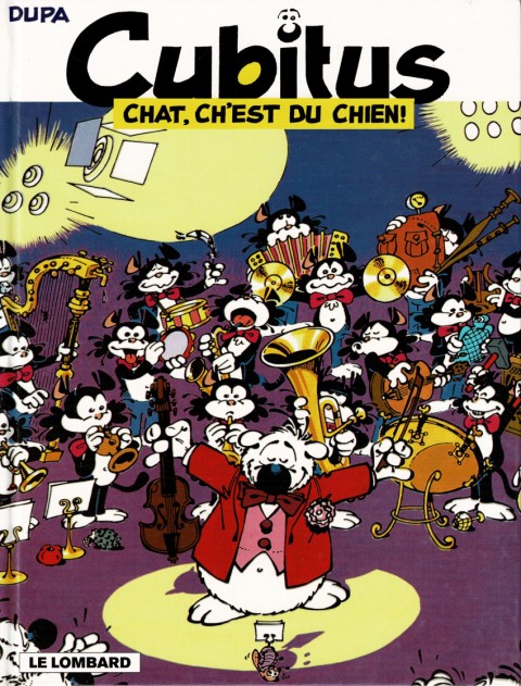 Couverture de l'album Cubitus Tome 27 Chat, ch'est du chien !