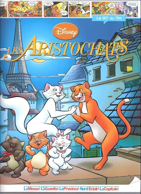Couverture de l'album Disney (La BD du film) Tome 2 Les aristochats