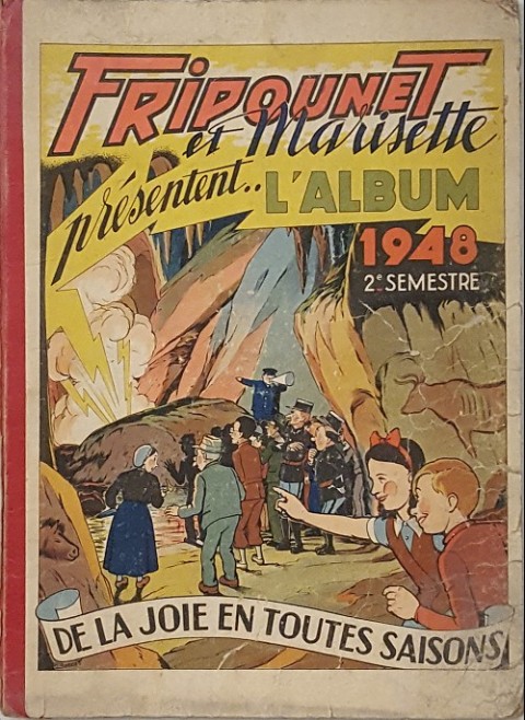 Couverture de l'album Fripounet et Marisette Recueils Album 1948 - 2e semestre (recueil des n°27 à 52)