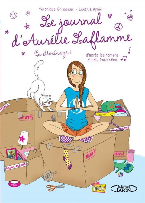 Couverture de l'album Le Journal d'Aurélie Laflamme Tome 3 Ça déménage !