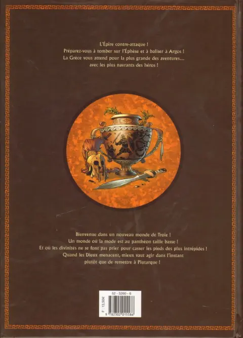 Verso de l'album Questor Tome 1 Ménage à Troie