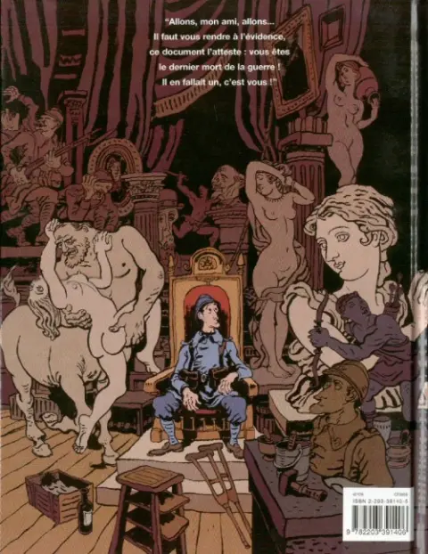 Verso de l'album Le Roi cassé