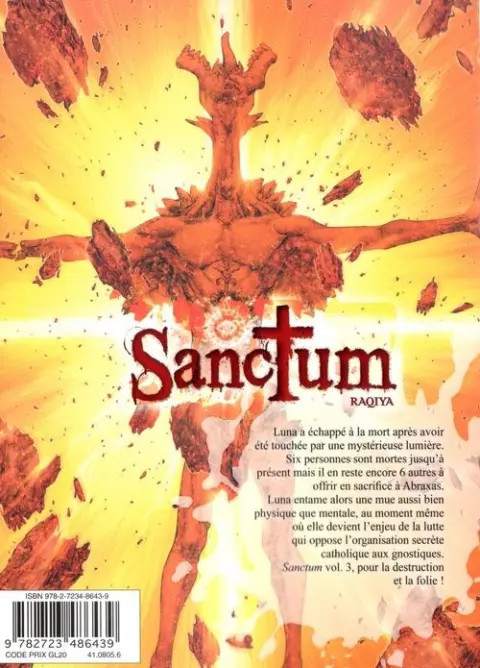 Verso de l'album Sanctum - Raqiya 3