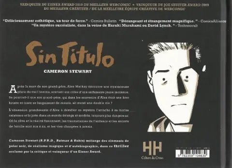 Verso de l'album Sin Titulo