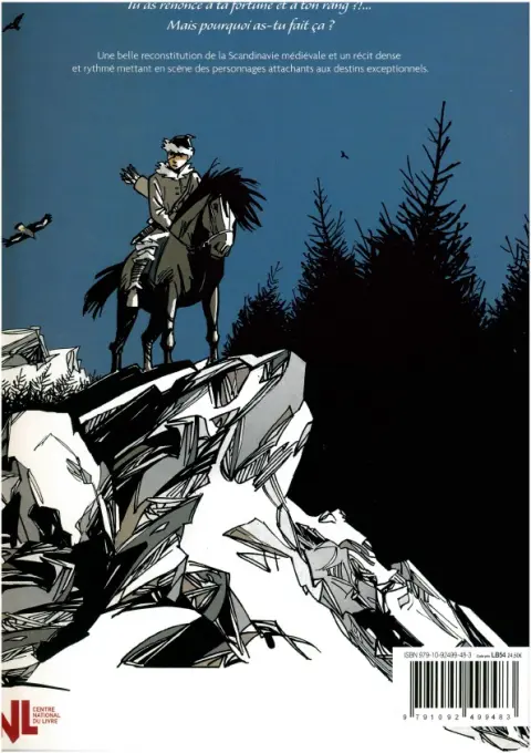 Verso de l'album La saga de Pelle 1 Snærgard