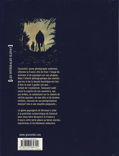 Verso de l'album Souvenirs de Toussaint