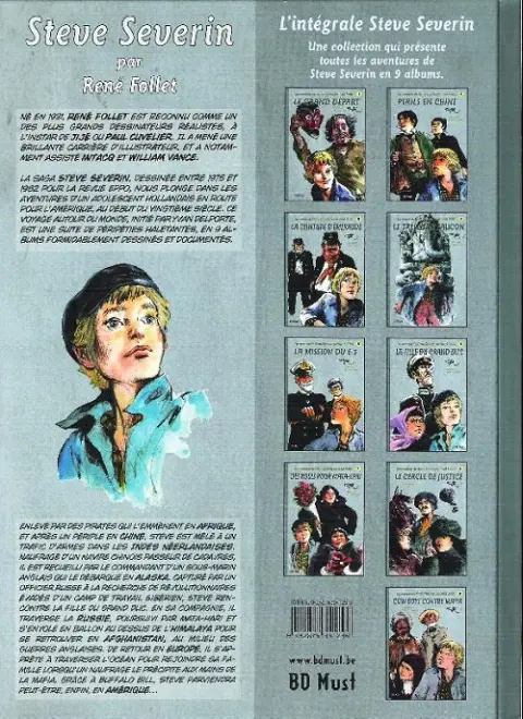 Verso de l'album Les aventures de Steve Severin Tome 5 La mission du E-5
