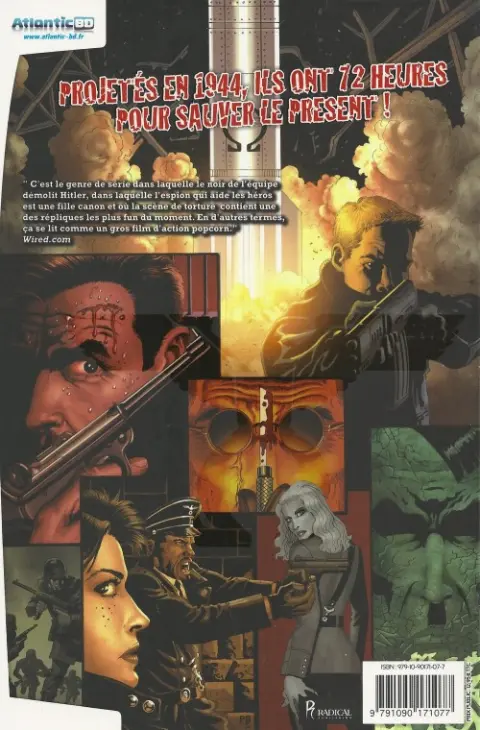 Verso de l'album Time bomb Tome 2